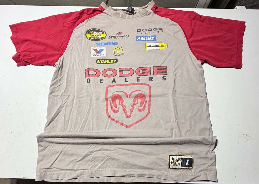 Vintage Chase Authentics NASCAR Dodge Dealers Evernham Motorsports T-Shirt